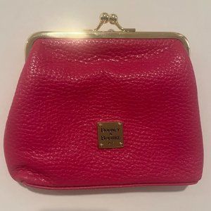 Pink leather DOONEY & BOURKE coin purse